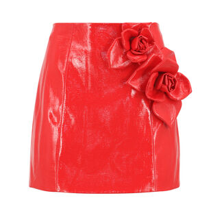 Liva Vegan Leather Skirt