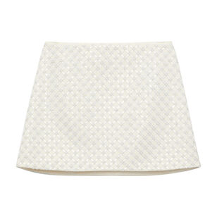 Sparkling Statement Sequin-Embellished Mini Skirt