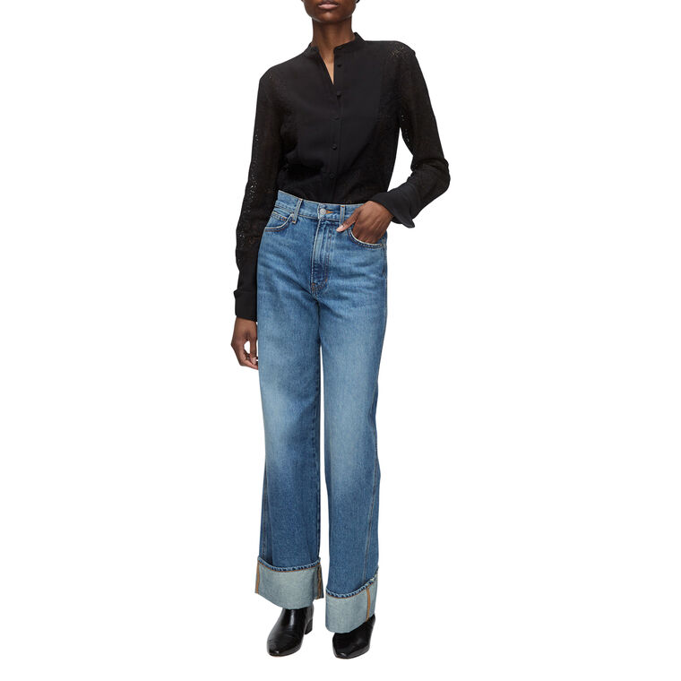 Naya Collared Long-Sleeve Top image number null