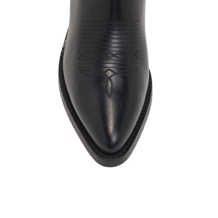 Sharon 55mm Cowboy Boot With Tonal Crystal Embellished Heel image number null