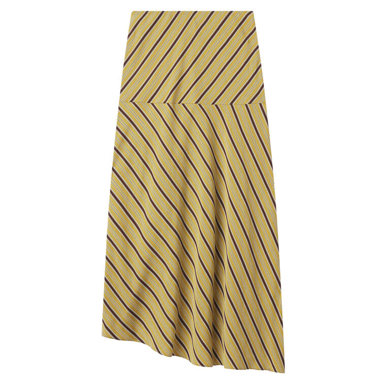 Kara Striped Midi Skirt image number null
