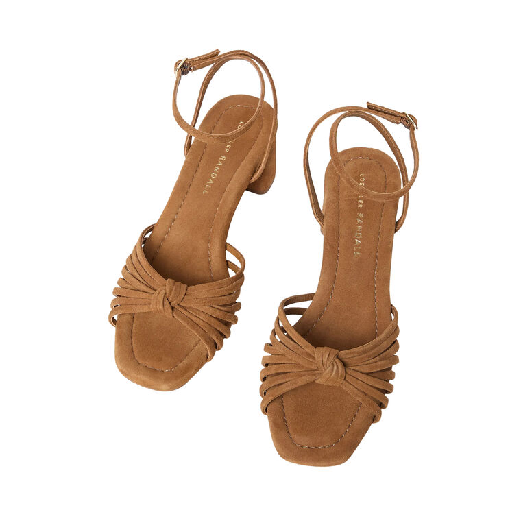 Olivia Knot Mid-Heel Sandal image number null