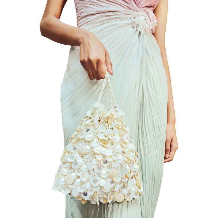 Gala Sequin Disc Evening Bag image number null