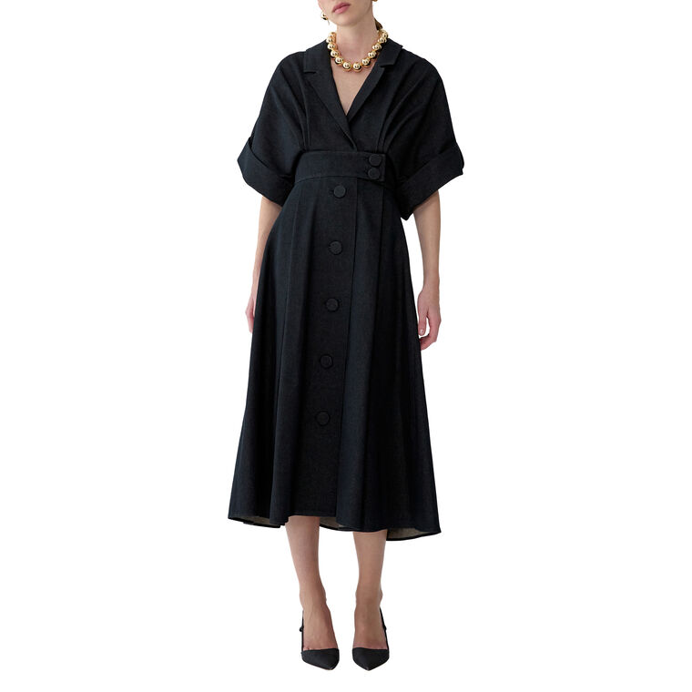 Midi Shirt Dress image number null