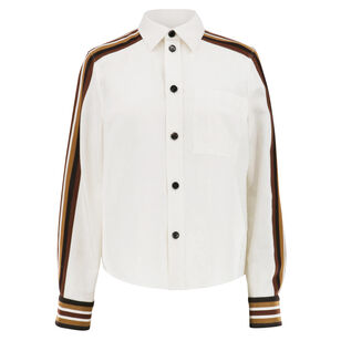 Textured Viscose Stripe Shirt