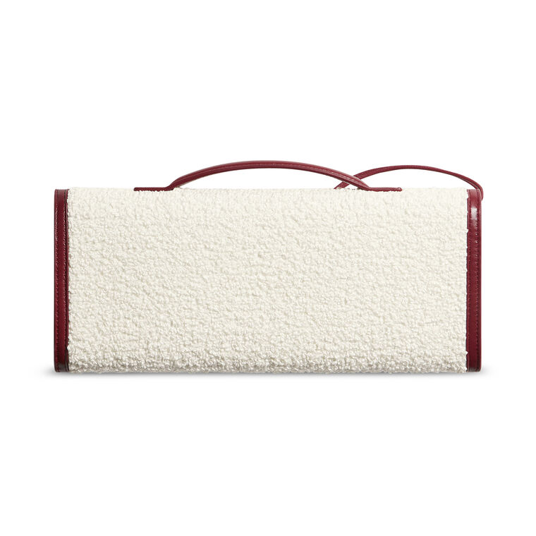 Andiamo Clutch In Curly Raffia image number null