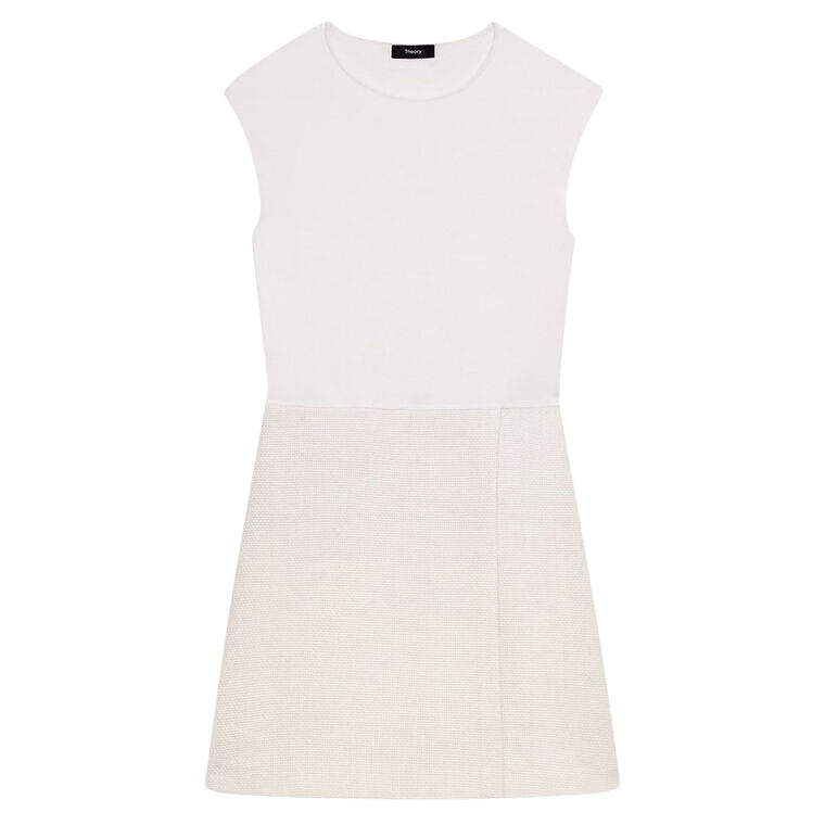 theory knit combo dress Mock Mini Combo Dress by Theory