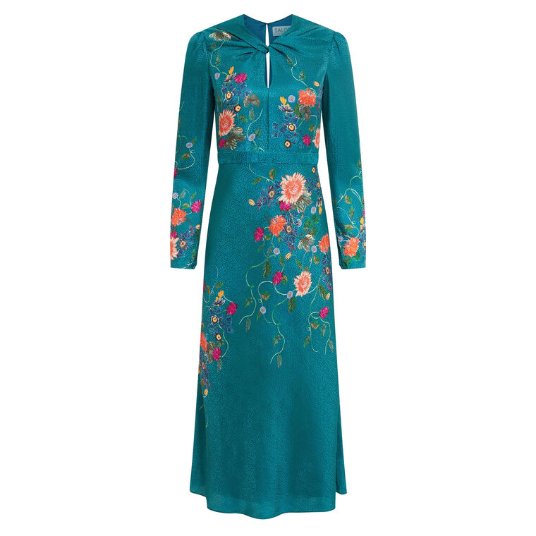 Claudia Long Sleeve Midi Dress image number null