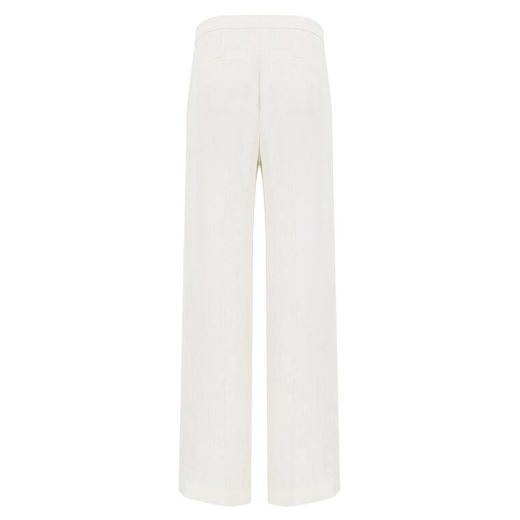 Viscose Linen Straight Leg Pant image number null