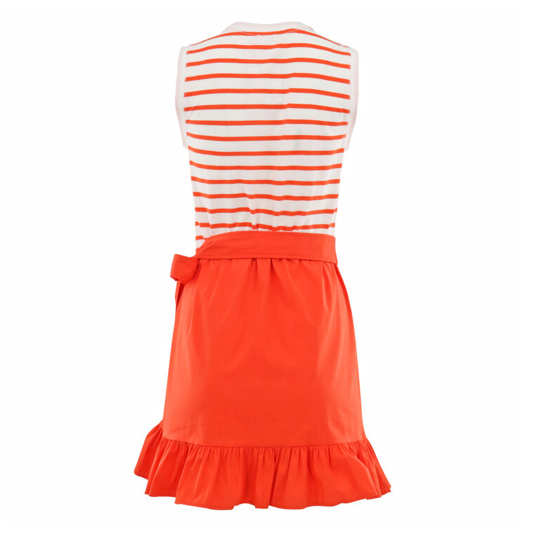 Mahlia Striped Tie-Waist Mini Dress image number null