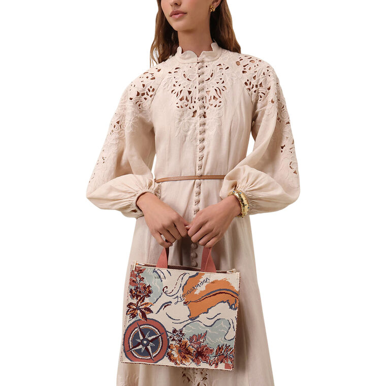 Medium Jacquard Tote image number null