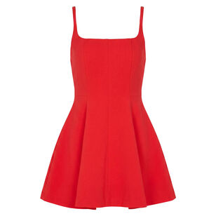 Loren Sleeveless Square Neck Mini Dress