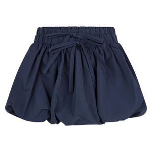 Fold-Up Ruched Bubble Mini Skirt