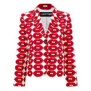French Kissing In The USA Long Sleeve Short Jacket