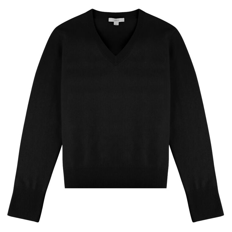 Casual Cashmere V-Neck Sweater image number null