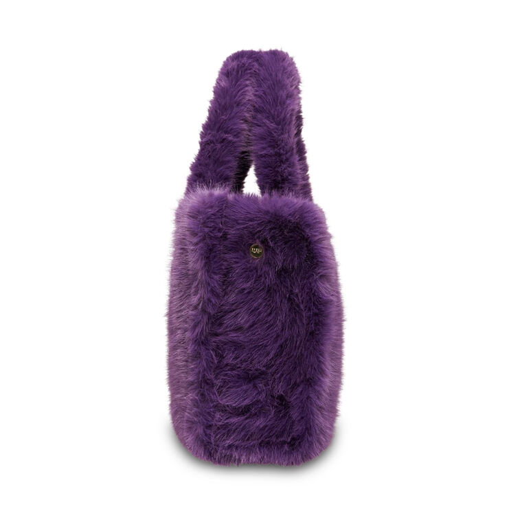Oversized Faux Fur Tote image number null