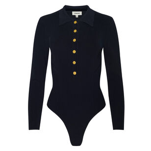 Elisabetta Long Sleeve Knit Bodysuit