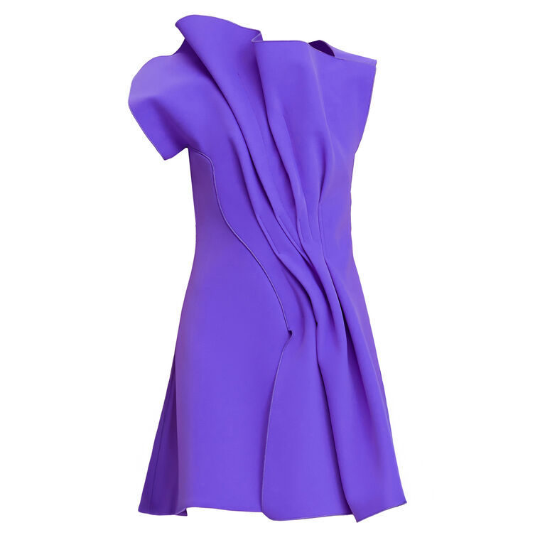 Hawkley Sleeveless Sculptural Mini Dress image number null