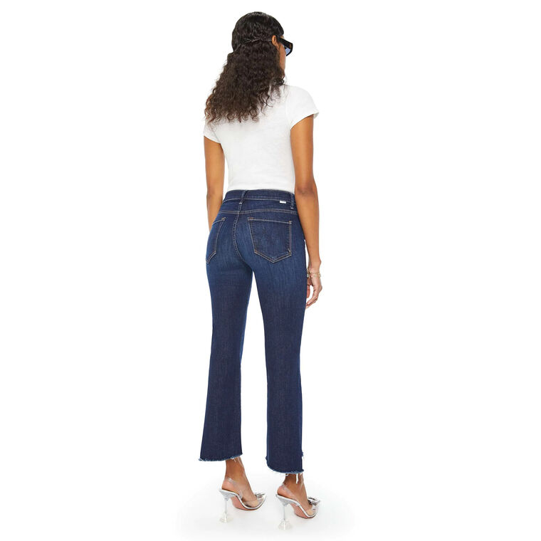 The Insider Crop Step Fray Jean image number null