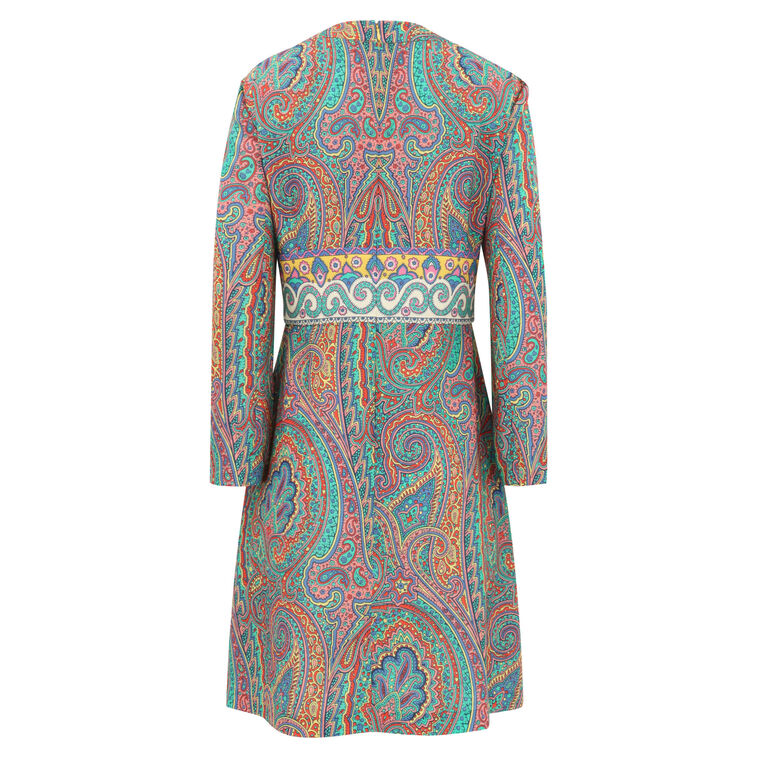 Arnica Print Long Sleeve Jersey Mini Dress image number null