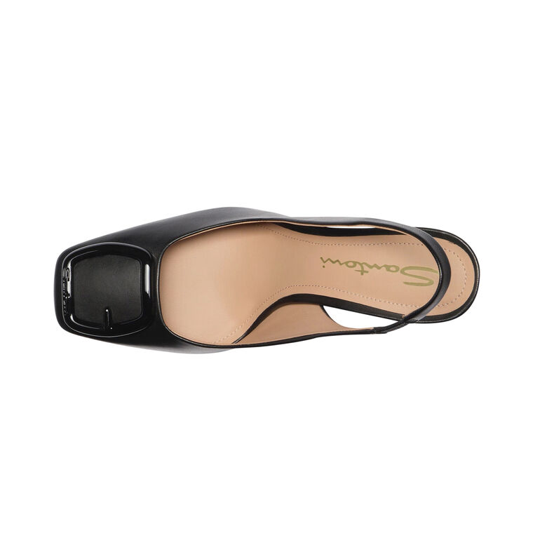 Peaches Leather Slingback Heel image number null