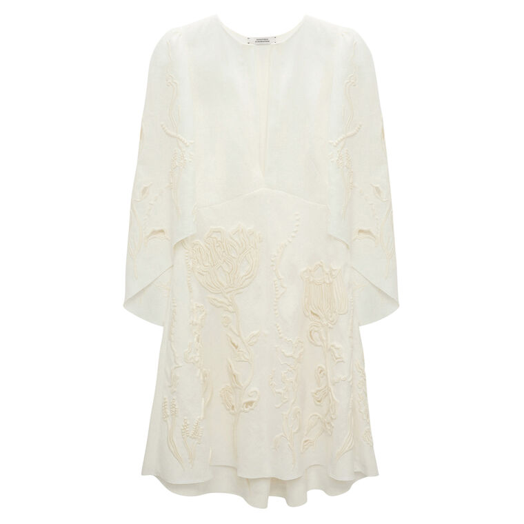 Embroidered Beauty Mini Dress image number null