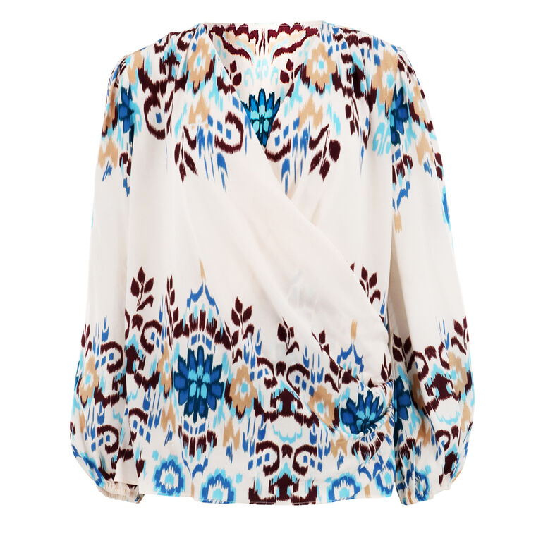 Jocelyn 3/4 Sleeve V-Neck Top image number null