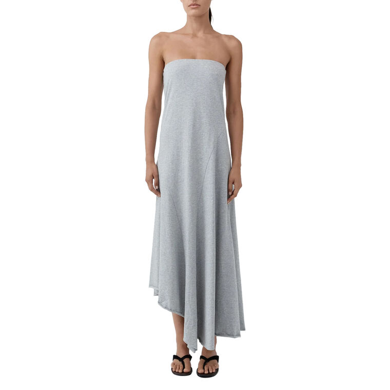Strapless Cotton Jersey Dress image number null