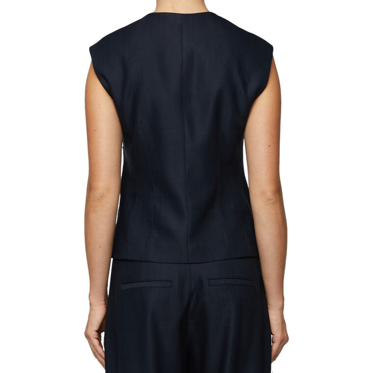 Georgie Soft Suiting Vest image number null
