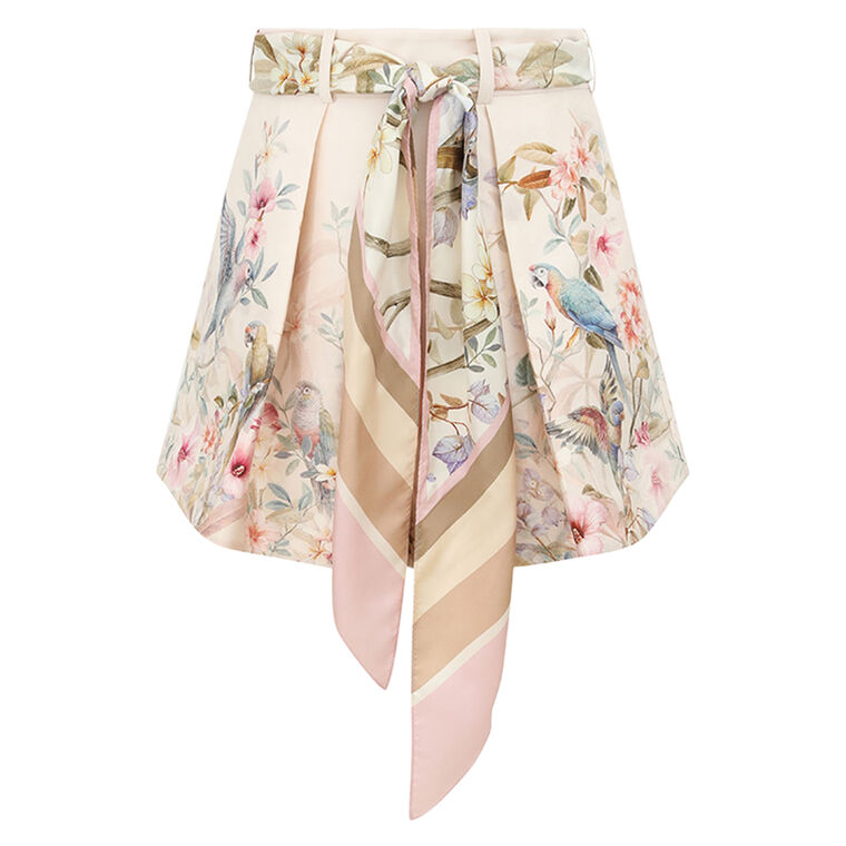 Rebellion Scarf Belted Tuck Short image number null