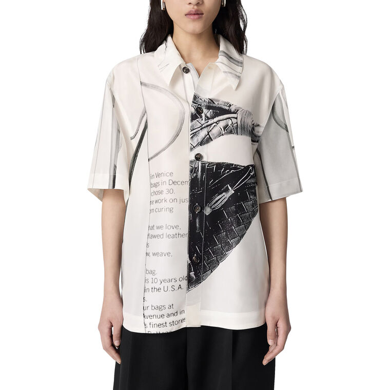 Silk Printed Shirt image number null