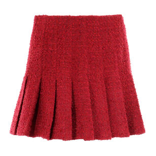 Carter Pleated Tweed Mini Skirt Carter Pleated Tweed Mini Skirt
