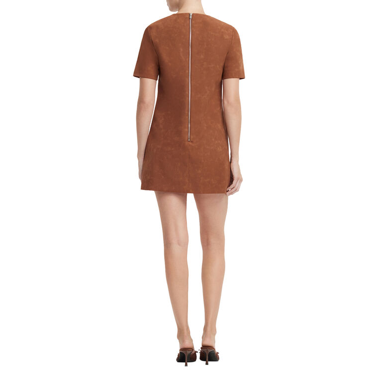 Alexa Vegan Suede T-Shirt Mini Dress image number null