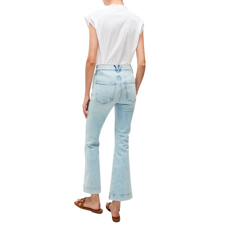 Carson High Rise Ankle Flare Jean image number null