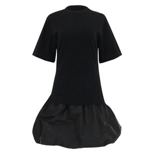 Mix Faille Midi Dress