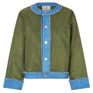 Babette Denim Trim Short Jacket