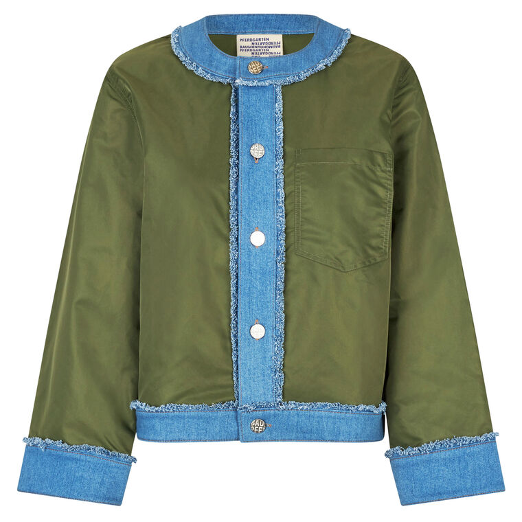 Babette Denim Trim Short Jacket image number null