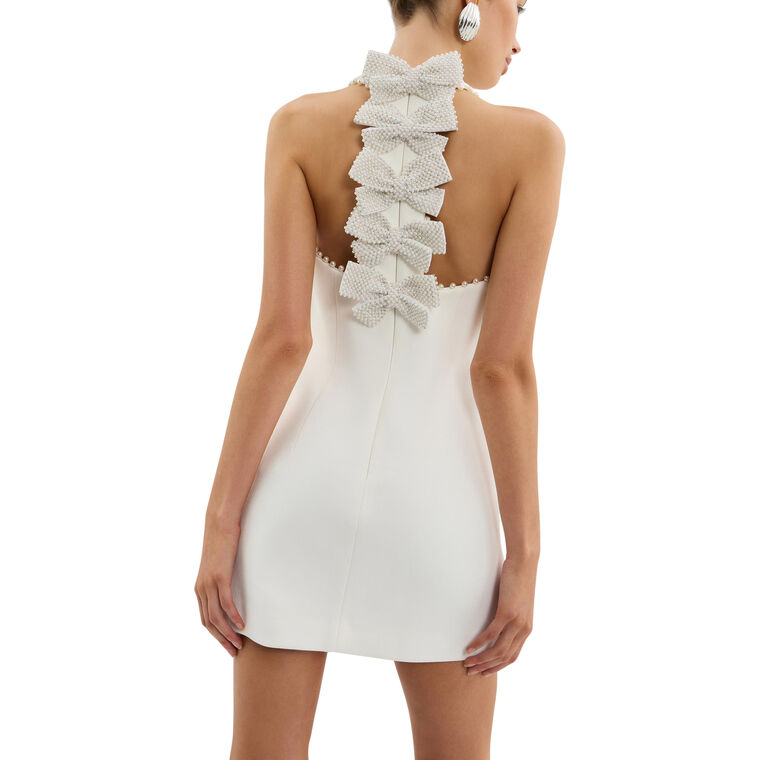 Therese Bow Mini Dress image number null
