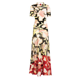 Beca Short Sleeve Maxi Dress