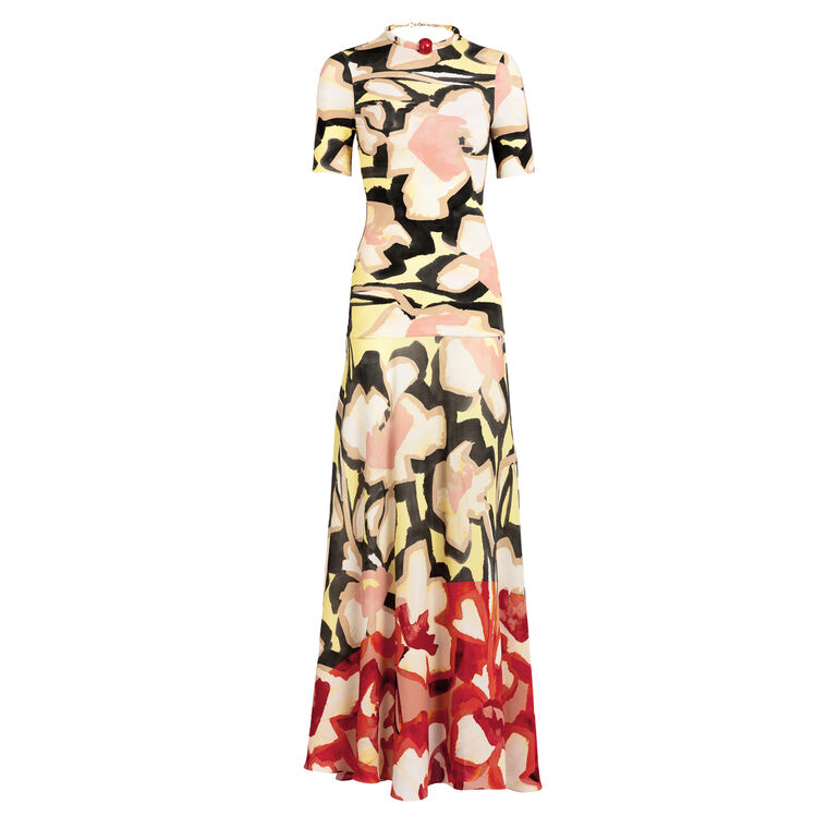 Beca Short Sleeve Maxi Dress image number null