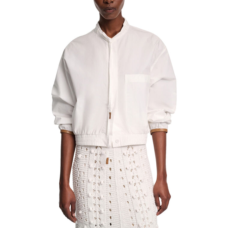 Cotton Poplin Power Blouse image number null