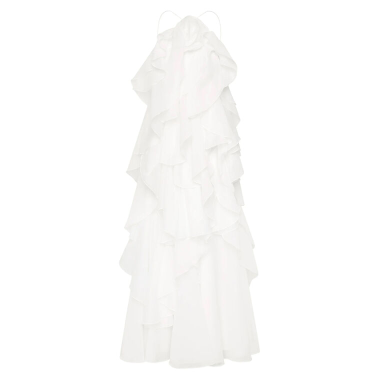 Pandorea Sleeveless Halterneck Layered Maxi Dress image number null