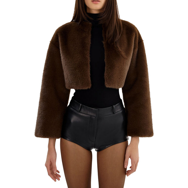 Rowdie Faux Fur Jacket image number null
