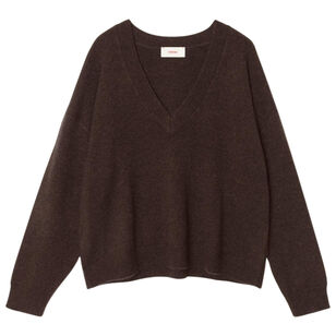 Jodie Long Sleeve V-Neck Cashmere Sweater