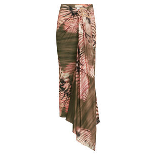 Adrika Draped Midi Skirt