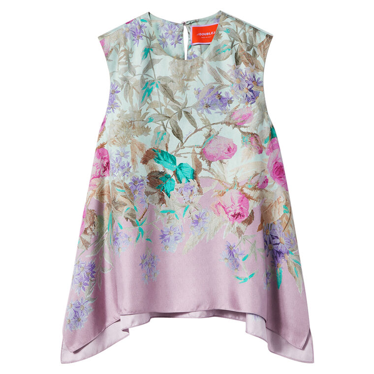 San Carlo Sleeveless Silk Top image number null