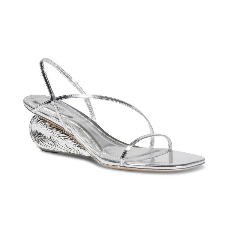Bridget Oyster Shell Wedge Sandal image number null