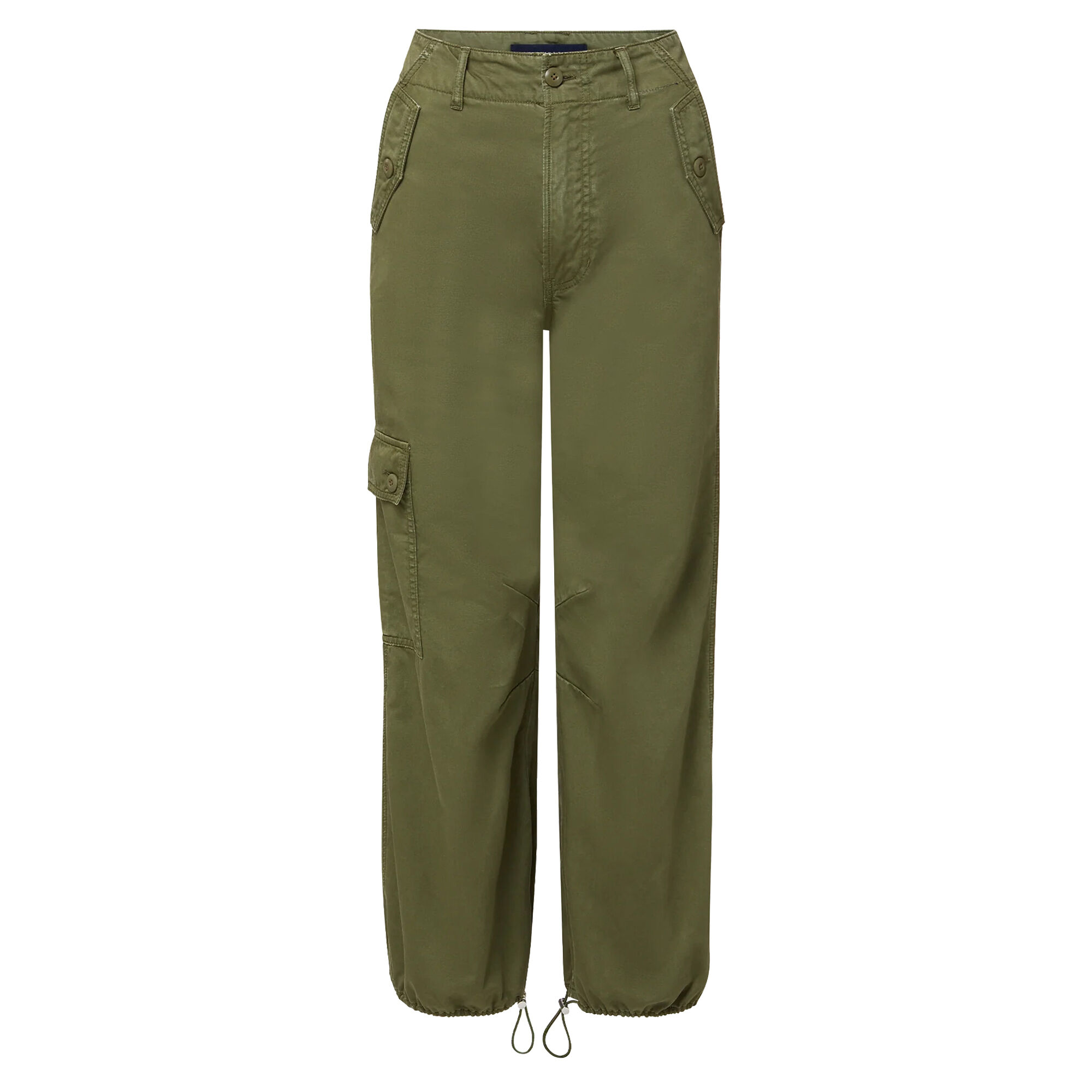 Veronica Beard Mandy High-Waisted Cargo Pocket Parachute Pant
