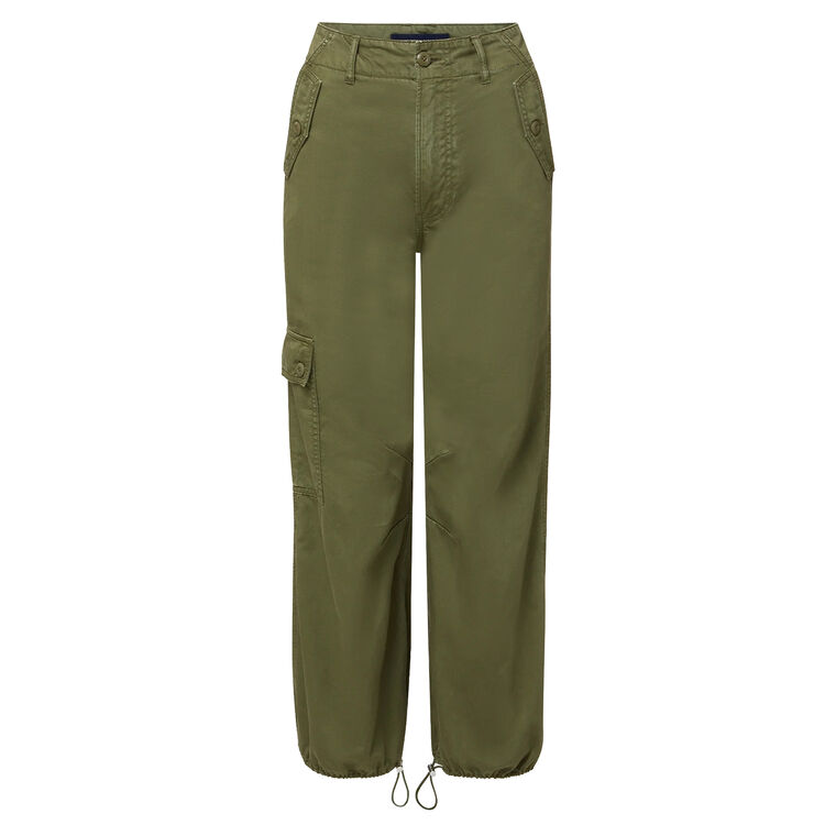 Mandy High-Waisted Cargo Pocket Parachute Pant image number null