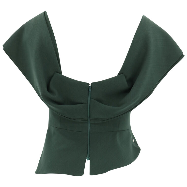 Off Shoulder Draped Corset Top image number null